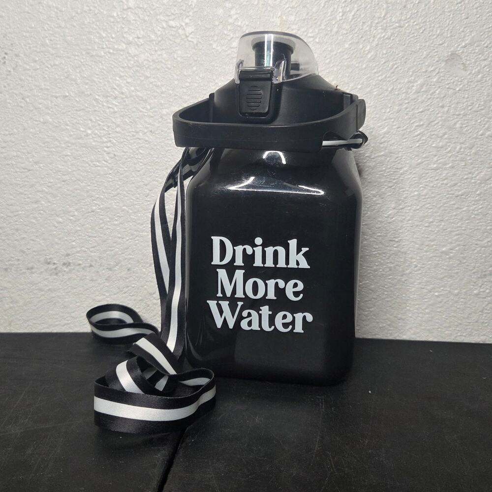 "Drink More Water" water bottle